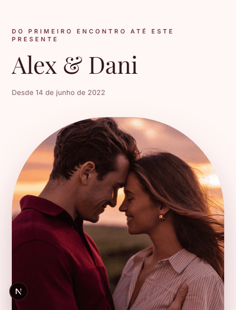 Prévia do modelo Nossa Linha do Tempo