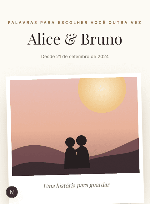 Prévia do modelo Nossos Votos